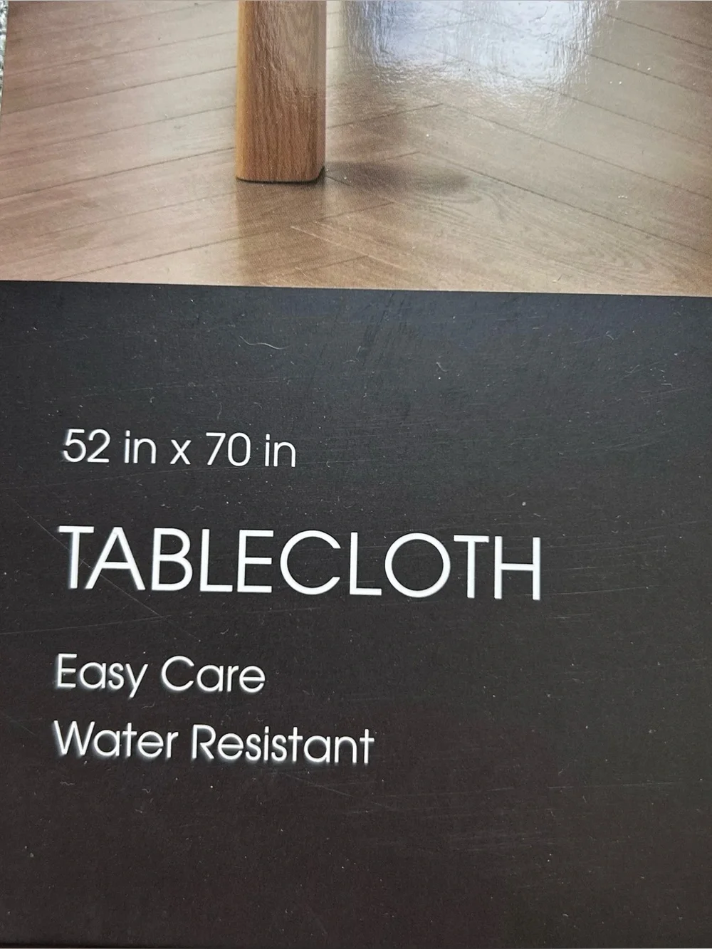 Arch/Mantle 52x70 Water Resistant Tablecloth Sage Green Linen Look Easy Care NWT